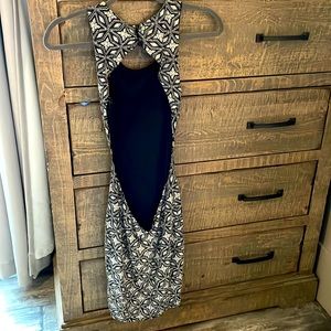 Open back, glitter dress, worn once